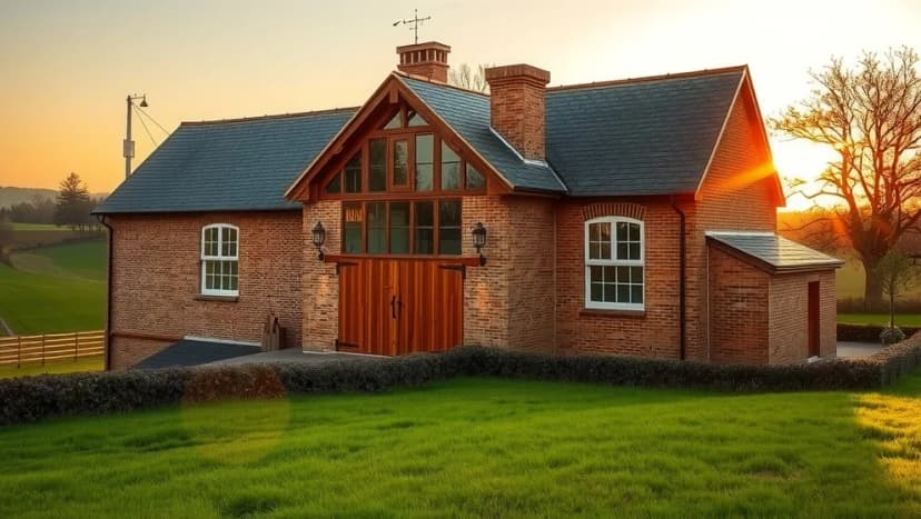 Ed Sheerans ladugård i Suffolk