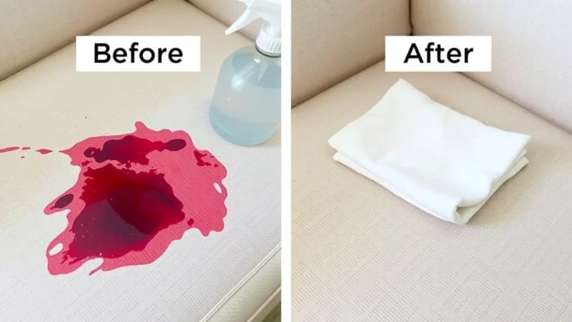 Hur får du bort gamla rödvinsfläckar som torkat