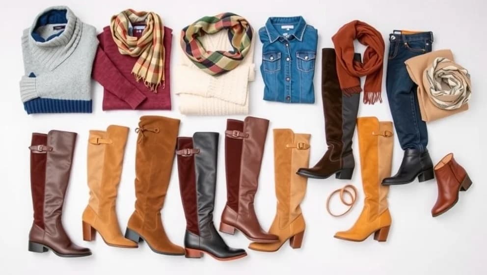 Knähöga stövlar outfit för varje tillfälle