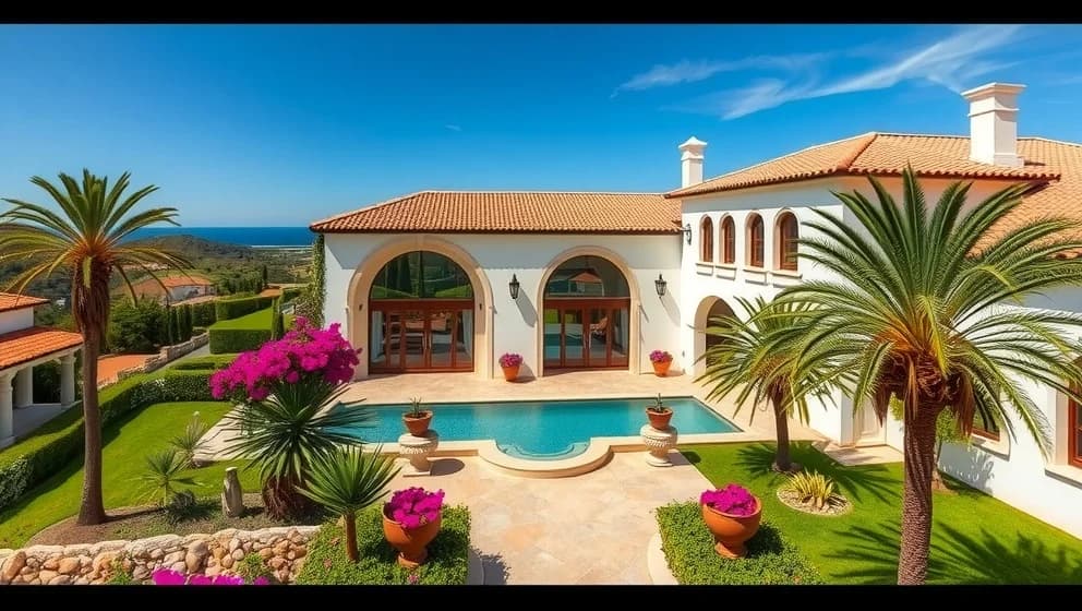 Pernilla Wahlgrens hus i Spanien