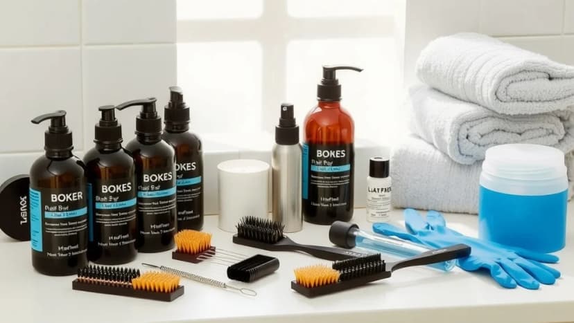 Svart till brunt hår hemma själv