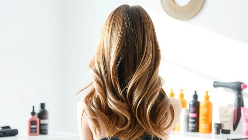 Uppklippt långt hår som står ut